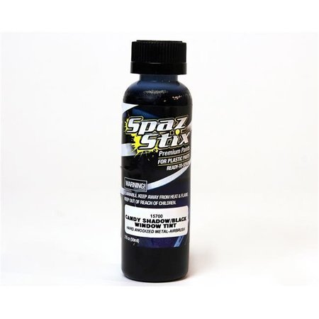 SPAZ STIX Spaz Stix SZX15700 Candy Black Window Tint & Shadow Airbrush Paint - 2 oz SZX15700